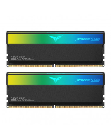 Модуль памяти DDR5 TEAMGROUP T-Force Xtreem ARGB 32GB (2x16GB) 7600MHz CL36 (36-45-45-84) 1.40V / FF9D532G7600HC36FDC01 / black