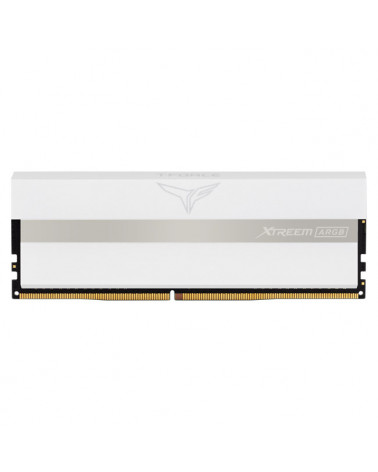 Модуль памяти DDR4 TEAMGROUP T-Force Xtreem ARGB 32GB (2x16GB) 3600MHz CL18 (18-22-22-42) 1.35V / TF13D432G3600HC18JDC01 / White