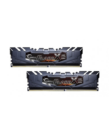 Модуль памяти DDR4 G.SKILL FLARE X (AMD) 16GB (2x8GB) 3200MHz CL16 (16-18-18-38) 1.35V / F4-3200C16D-16GFX / BLACK