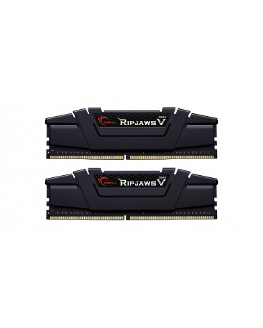 Модуль памяти DDR4 G.SKILL RIPJAWS V 64GB (2x32GB) 3200MHz CL16 (16-18-18-38) 1.35V / F4-3200C16D-64GVK / Classic Black