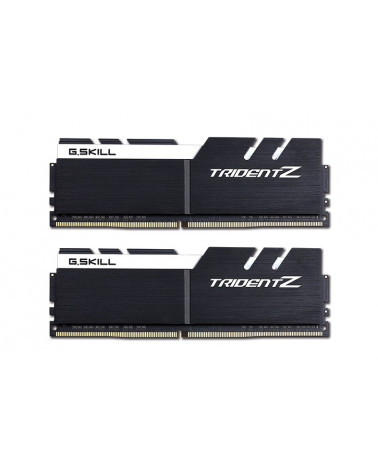 Модуль памяти DDR4 G.SKILL TRIDENT Z 16GB (2x8GB) 3200MHz CL16 (16-18-18-38) 1.35V / F4-3200C16D-16GTZKW / BLACK-WHITE