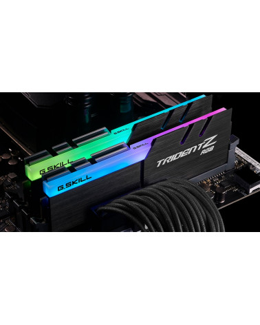 Модуль памяти DDR4 G.SKILL TRIDENT Z RGB 32GB (2x16GB) 3600MHz CL16 (16-19-19-39) 1.35V / F4-3600C16D-32GTZRC