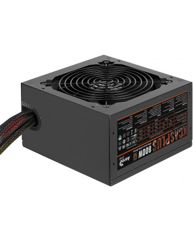 Блок питания Aerocool KCAS 800W PLUS (ATX 2.4, 800W, Active PFC, 120mm fan, 80 PLUS BRONZE) Box