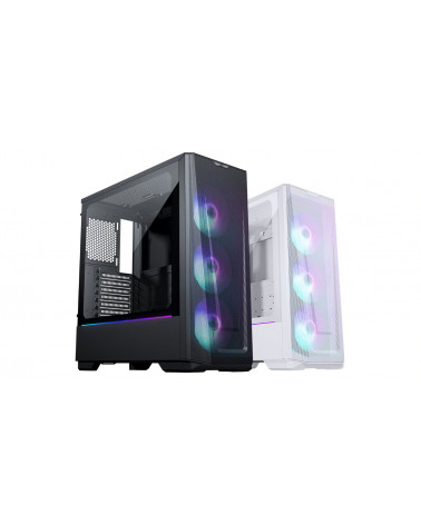 Корпус PHANTEKS Eclipse G360A, Black, 3x120mm ARGB Fan + ARGB Strip, боковая панель Tempered Glass, Mid-Tower / PH-EC360ATG_DBK0