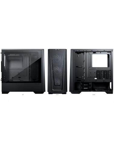 Корпус PHANTEKS Eclipse G360A, Black, 3x120mm ARGB Fan + ARGB Strip, боковая панель Tempered Glass, Mid-Tower / PH-EC360ATG_DBK0