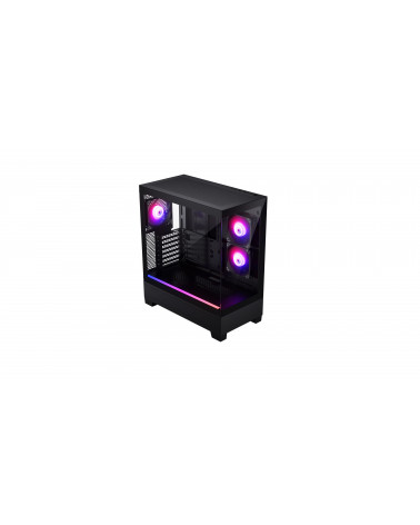 Корпус PHANTEKS 523 XT View, Black, 3x120mm ARGB Fan, Tempered Glass, Mid-Tower / PH-XT523V1_DBK01_RU