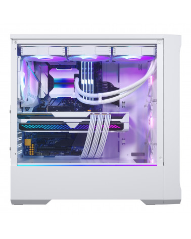 Корпус MagniumGear NEO Air 2 White, 3х 120mm ARGB Fan, Tempered Glass, Mid-Tower / MG-NE523A_DWT06_RU