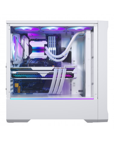 Корпус MagniumGear NEO Air 2 White, 3х 120mm ARGB Fan, Tempered Glass, Mid-Tower / MG-NE523A_DWT06_RU