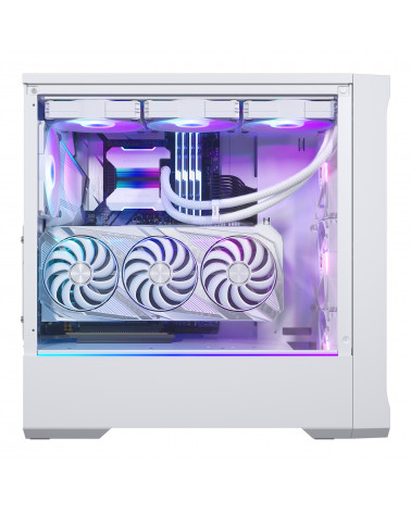 Корпус MagniumGear NEO Air 2 White, 3х 120mm ARGB Fan, Tempered Glass, Mid-Tower / MG-NE523A_DWT06_RU