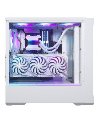 Корпус MagniumGear NEO Air 2 White, 3х 120mm ARGB Fan, Tempered Glass, Mid-Tower / MG-NE523A_DWT06_RU