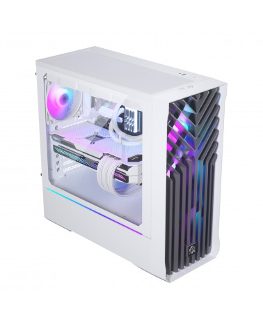 Корпус MagniumGear NEO Air 2 White, 3х 120mm ARGB Fan, Tempered Glass, Mid-Tower / MG-NE523A_DWT06_RU