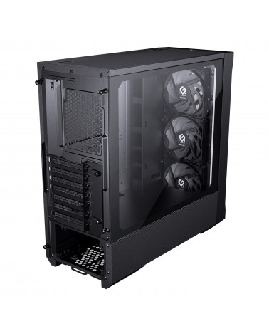 Корпус MagniumGear NEO Air 2 Black, 3х 120mm ARGB Fan, Tempered Glass, Mid-Tower / MG-NE523A_DBK06_RU