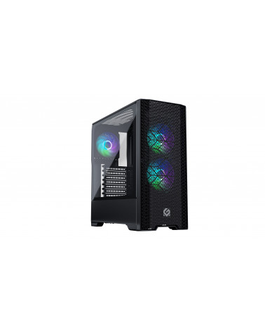 Корпус MagniumGear NEO Air Black, 2х 120mm ARGB Fan, боковая панель Tempered Glass, Mid-Tower / MG-NE520A_DBK02_RU