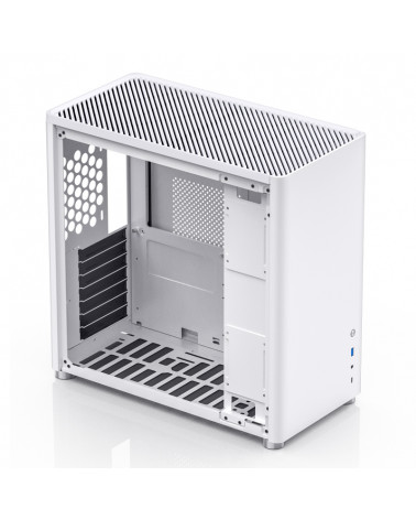 Корпус JONSBO D40 White без БП, боковая панель из закаленного стекла, mini-ITX, micro-ATX, ATX, белый