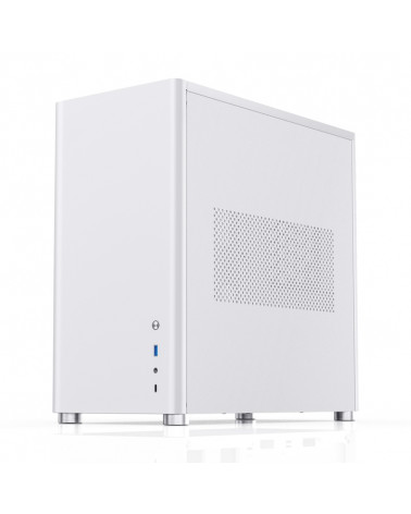 Корпус JONSBO D40 White без БП, боковая панель из закаленного стекла, mini-ITX, micro-ATX, ATX, белый