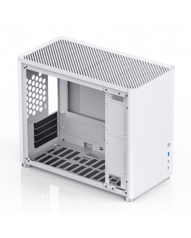 Корпус JONSBO D30 White без БП, боковая панель из закаленного стекла, mini-ITX, micro-ATX, белый