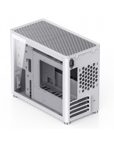 Корпус JONSBO D30 White без БП, боковая панель из закаленного стекла, mini-ITX, micro-ATX, белый