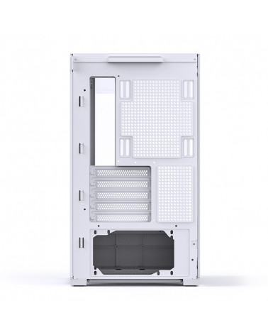 Корпус JONSBO D300 White без БП, боковая панель из закаленного стекла, mini-ITX, micro-ATX, белый