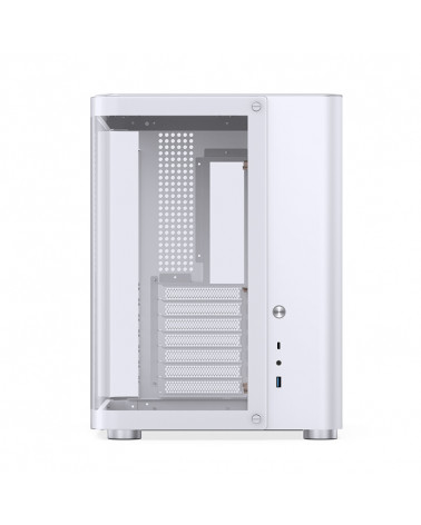 Корпус JONSBO TK-2 2.0 White без БП, mini-ITX, micro-ATX, ATX, белый