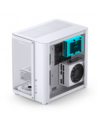 Корпус JONSBO TK-2 2.0 White без БП, mini-ITX, micro-ATX, ATX, белый