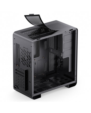 Корпус JONSBO U4 PRO Black без БП, боковая панель из закаленного стекла, mini-ITX, micro-ATX, ATX, черный