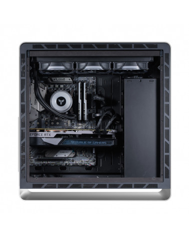 Корпус JONSBO UMX6-A Silver без БП, mini-ITX, micro-ATX, ATX, серебристый