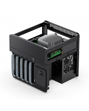 Корпус JONSBO N2 Black без БП, mini-ITX, SFX, черный