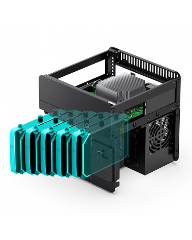 Корпус JONSBO N2 Black без БП, mini-ITX, SFX, черный