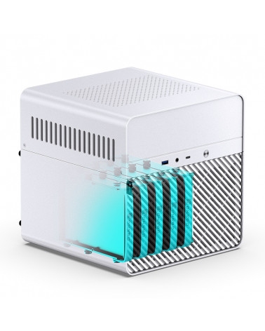 Корпус JONSBO N2 White без БП, mini-ITX, SFX, белый