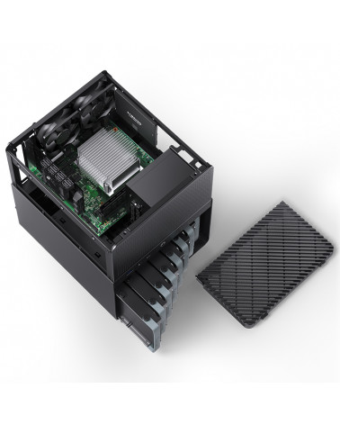 Корпус JONSBO N3 Black без БП, mini-ITX, SFX, черный