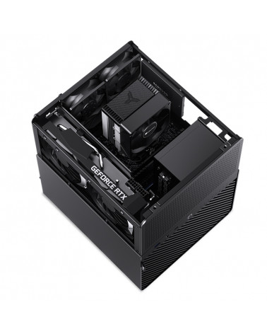 Корпус JONSBO N3 Black без БП, mini-ITX, SFX, черный