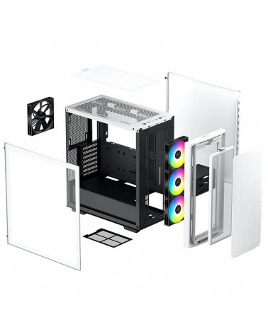 Корпус Deepcool CK560 WH Mid-Tower, white, TG (R-CK560-WHAAE4-G-1) (714835) 