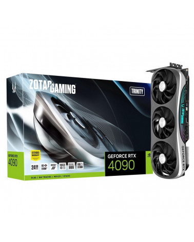 Видеокарта Zotac RTX4090 TRINITY 24GB GDDR6X 384bit 2520/21000 HDCP 3xDP HDMI Premium Pack 5 (625992) 