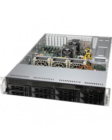 Корпус SuperMicro CSE-LA25TQC-R609LP 2U chassis support max. motherboard size - ATX 12" x 10", E-ATX 12" x 13", EE-ATX 13" x 13.