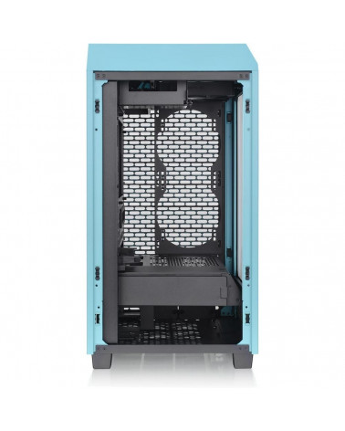 Корпус Thermaltake The Tower 200 Turquoise /Turquoise/Win/SPCC/Tempered Glass*1/CT140 Fan*2/Color Box 