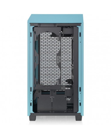 Корпус Thermaltake The Tower 200 Turquoise /Turquoise/Win/SPCC/Tempered Glass*1/CT140 Fan*2/Color Box 