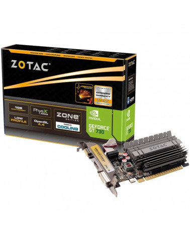 Видеокарта Zotac GT730 Zone Edition 2GB DDR3 64bit VGA DVI HDMI RTL 20 (605109) 