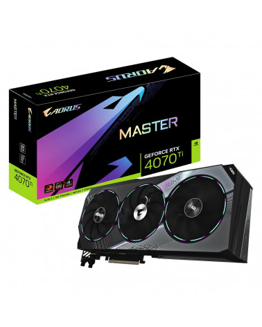 Видеокарта Gigabyte RTX4070Ti AORUS MASTER 12GB 