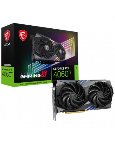 Видеокарта MSI RTX4060Ti GAMING 8GB GDDR6 128-bit DPx3 HDMI 2FAN RTL 