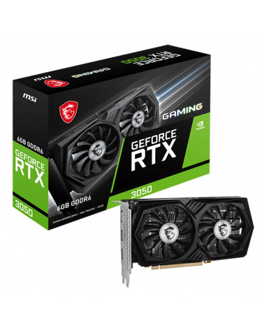 Видеокарта MSI RTX3050 GAMING 6GB GDDR6 96bit DP 2xHDMI 2FAN RTL 