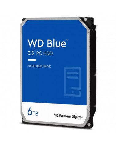 Жесткий диск Western Digital WD60EZAX Накопитель на жестком магнитном диске WD Жесткий диск WD Blue™ WD60EZAX 6ТБ 3,5" 5400RPM 2