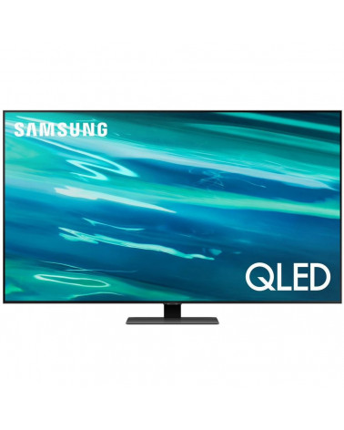 Телевизор Samsung 65"Q-LED QE65Q80AAUXRU серебристый