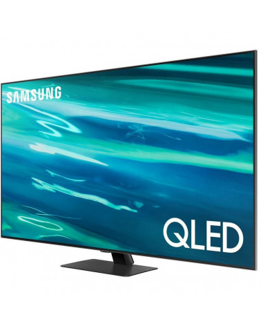 Телевизор Samsung 65"Q-LED QE65Q80AAUXRU серебристый