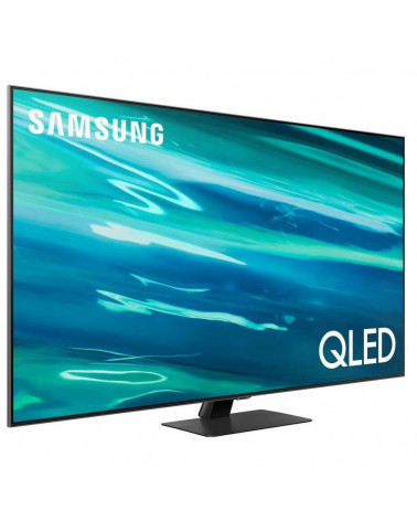 Телевизор Samsung 65"Q-LED QE65Q80AAUXRU серебристый