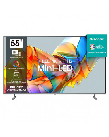 Телевизор Hisense m-LED 55U6KQ 55"