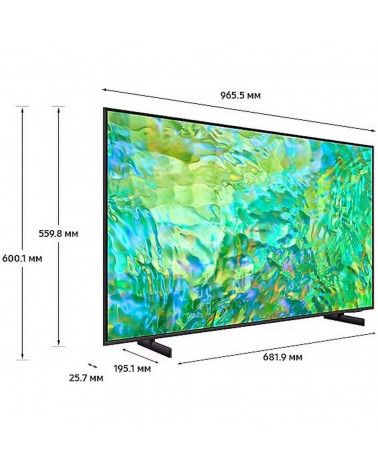 43" Телевизор LED SAMSUNG UE43CU8000UXRU