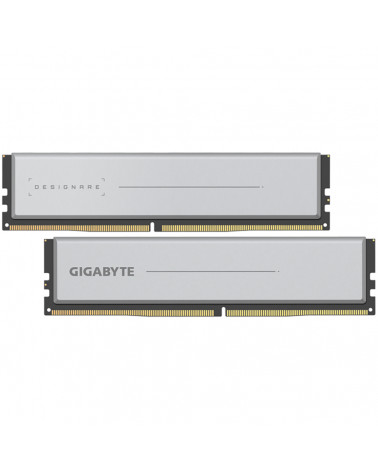 64GB Gigabyte DDR4 3200 DIMM DESIGNARE Silver Gaming Memory GP-DSG64G32 2 pack Non-ECC, CL16, GP-DSG64G32 2 pack 1.35V, Kit (2x3