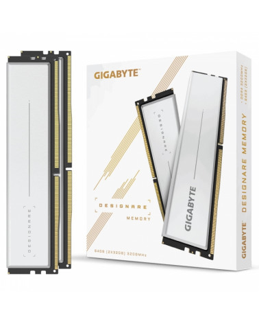 64GB Gigabyte DDR4 3200 DIMM DESIGNARE Silver Gaming Memory GP-DSG64G32 2 pack Non-ECC, CL16, GP-DSG64G32 2 pack 1.35V, Kit (2x3