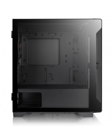 Корпус Thermaltake S100 TG CA-1Q9-00S1WN-00 Black/Win/SPCC/Tempered Glass*1/120mm Standard Fan*1 (525084) 