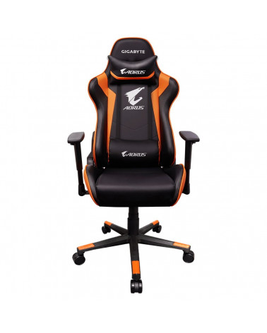 Игровое кресло Gigabyte GP-AGC300 V2 Кресло игровое компьютерное AGC300/G.CHAIR B+ORG/PU SPONGE